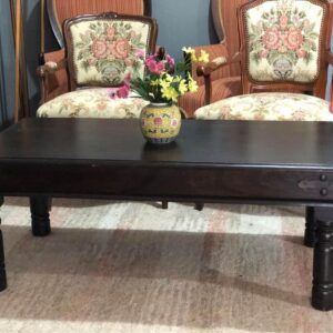 Solid wood coffee table