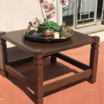 Beautiful square wooden coffee table