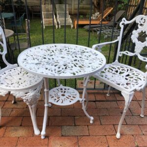 Cast iron bistro set