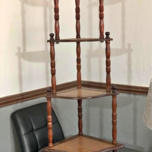 Vintage inlaid whatnot