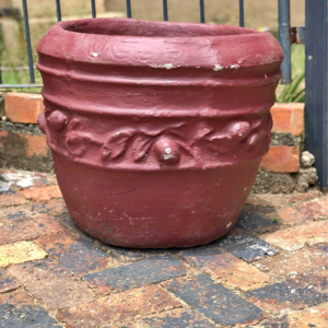 3x large decorative planter