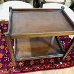 Solid Woden 2 tier trolley