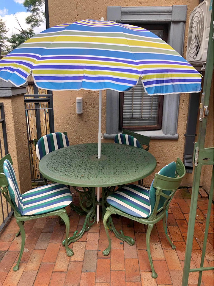 4 seater cast iron patio set Wiila Decor